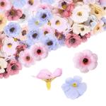 , 200 stuks, mini kleurrijke madeliefjes, bloemkoppen, mini-, bloemkoppen, kleurrijke mini-zijden bloemen, decoratieve bloemen, , bloemendecoratie