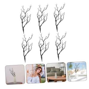 6 stuks Halloween-decoratie-simulatietakken, emulatietakken, vervalsing, Halloween-party, Halloween-decoratie, herfstdecoratie, slinger, boomtakken, zelf maken, kunststamdecoraties