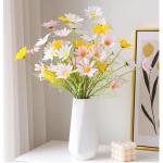 Kunstblumen Künstliche kleine Gänseblümchen-Blumen, Faux Gänseblümchen-Blumenstrauß-Arrangements für Zuhause, Partyraum, Blumendekoration, Foto-Requisiten für jeden Anlass