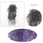 2 stuks hangende mand kunstmatige bloem, kunstmatige bloemen aan de muur, muur gemonteerde kunstmatige bloemen, kunstmatige bloemen buiten, kunstmatige hangplanten voor thuis, tuin