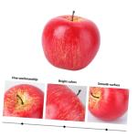 2 Sätze Künstlicher Apfel Künstliche Früchte Wohnungsdeko Red Apples Künstliche Rote Mini-äpfel Fengshui-äpfel-Figur Künstliches Modell Simulation Äpfel Dekor Schaum Pu 5 