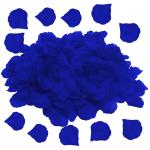 1200 stuks rozenblaadjes, kunstrozenblaadjes, rozenblaadjes, blauw, bruiloft, Valentijnsdag, tafelopzetstuk, verjaardag, romantische sfeer