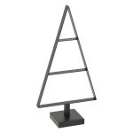 Weihnachtsbaum aus Metall Christbaum Tannenbaum Deko Baum Kunstbaum Loft Schwarz Weiß Gold (Schwarz, 50cm)