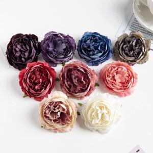 20/100PC Bruidsboeket Scrapbooking Kerst Decoratieve Kransen Home Room Decor DIY Party Nep Zijde Pioen (Color : Wit, Size : 100 PC)
