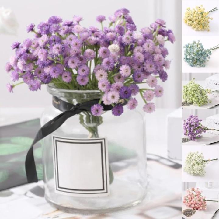Künstliche Schleierkraut, lebensechte Blüte, allergiefreundliches Geschenk (grün)