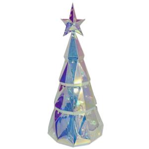 Prismatic Halloween Decor Weihnachtsbaum mit Regenbogeneffekt Plug-in Powered Iridescent Party Dekorationen für Halloween-Weihnachtsfeiern