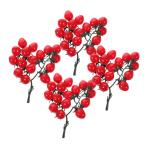 16 STK Simulierte Kirschtomaten Simulationsfrucht Simulation Kirschtomaten Gefälschte Kirschtomaten Schmücken Kirschtomatenmodell Dekorative Kirschtomaten Obst-Requisite Rot PVC