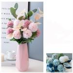 Kunstblumen Künstliche Blumen Pflanzen Set, Seidenblumenarrangements mit Keramiktopf, für Zuhause, Hochzeit, Party, Büro, Tafelaufsatz für jeden Anlass