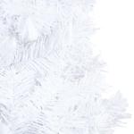 Kunstkerstboom met verlichting en ballen, dennenboom, kerstboom, decoratieve boom, kunstboom, kerstdecoratie, kerstdecoratie, kerstsfeer, kerstdecoraties, wit, 150 cm