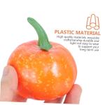 3 Sätze Künstlicher Kürbis Mini-kürbis-Ornamente Simulations-kürbis-Requisite Heimdekorationen Tischplatte Kleiner Kürbis Kürbis-dekor-Requisite Plastik Yellow 10 Stück * 3