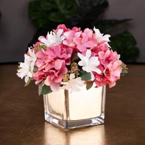 Kunstblumen Künstliche Blume, künstliche Seidenblume, Ornament, quadratische Vase, künstliche Blume, Bonsai, verwendet für die Dekoration des Wohnzimmers, Heimbüros für jeden
