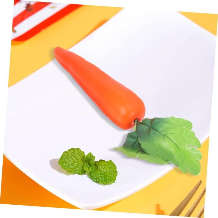 3 Sätze Karotten Zum Basteln Künstlich Dekorative Gefälschte Karotten-Requisiten Hochzeitsdeko Hochzeitdeko Zimmerpflanzen Karottenornamente Karotten-verzierung Schaum 6 Stück 