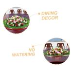 Schachtdeksel decoratie gazon eettafel decoratie tafelloper van gras tapijt bureauonderlegger placemat placemat ronde schachtafdekking groene planten