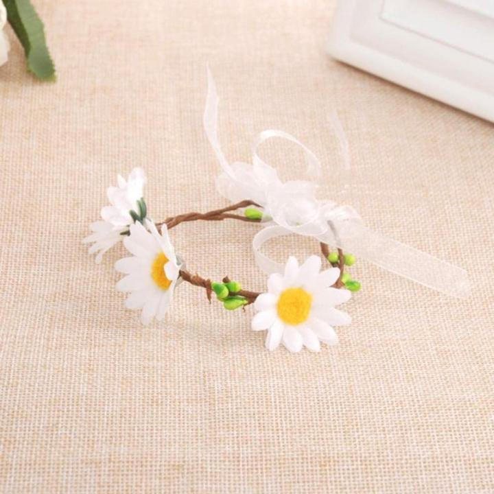 100 stuks gerbera madeliefjes, , kleine madeliefjes, , stoffen bloemen, ontworpen voor bloemendecoraties, doe-het-zelf (witte madeliefjes)