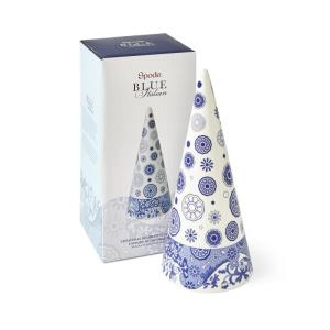 Blauer Italienischer Weihnachts-Formschnitt, 25,4 cm, einzeln