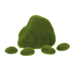 künstlicher Moosstein Schaummoossteine Mini-Moosbällchen gartendekoration Garden Decor Moosball Felsen simulierter Moosstein Künstliches Moos Schreibtisch Topfpflanze Dekoration