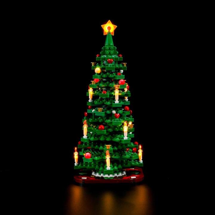 Led-verlichtingsset voor LEGO-40573 kerstboom - compatibel met Lego bouwstenen model - exclusief de Lego-set