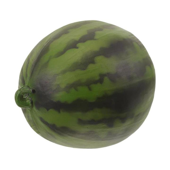 2 Stück Modell Wassermelone Fotografie Requisiten Obst Modell Requisite Künstliche Wassermelone Modell Dekor Obst Shop Simulierte Frucht Verzierung Wassermelone Ornament