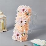 Lange künstliche Blumenarrangements, Dekorationen, Foto-Requisiten für die Hochzeitsfeier