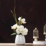 Kunstblumen Elegante künstliche Blumen für die Innendekoration – künstliche Blumen, dekorative Topfpflanze für Blumenarrangements im Schlafzimmer für jeden Anlass