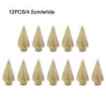 12 Weihnachtsbaum Deko Künstliche Mini-Weihnachtsbäume Aus Sisal,Miniatur Tannenbaum Baum Für Handwerk, Dekoration, Tischdekoration Miniatur Tannenbaum