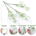 Gypsophila , 7 stuks, wit, Gypsophila, , kunstplanten, doe-het-zelf voor bruiloft, bruidsboeket, bloemstuk, hotel, woonkamer, feestdecoratie