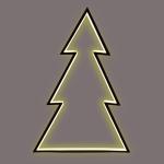 LED-Baum 180 LEDs, 51 cm hoch, mit Bodenstecker, Tannenbaum Outdoor S