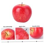 3 Sätze Künstlicher Apfel Simuliertes Apfelmodell Ornamente in Fruchtform Modelle Künstliche Früchte Wohnungsdeko Simulation Äpfel Modell Lebendiges Fruchtmodell Pu Rot 5 Stü