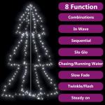 Weihnachtsbaum in Kegelform 200 LEDs Indoor Outdoor 98x150 cm