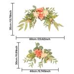 Willkommensschild Hochzeitsdekoration handgefertigte Seidenrosen Empfang Sonnenblumen Akzente dekorative Anzeige