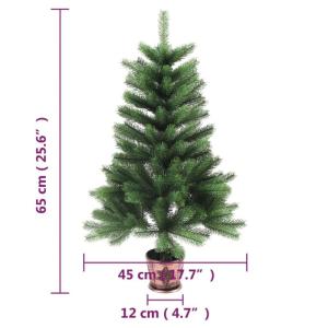 Kunstkerstboom met Levensechte Naalden 65 cm Groen Kerstboom Kerstmis