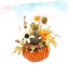 5 stuks herfstversiering herfstdecoratie Halloween decoratie kunstfruit Halloween tafel middenstukken slinger binnen decoratieve rekwisieten pompoendecoratie