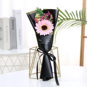 Sternenklare getrocknete Blume Rose Sonnenblume Seife künstliche Mini Bouquet Hochzeitsgeschenk