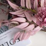 Kunstblumen Künstliche Pflanzen Blumen Deko Seidenblumen Pfingstrose Blumenarrangements Kernstück Hochzeit Blumenstrauß(lila)
