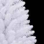 Tannenbaum Kunstbaum mit PVC-Spitzen, Weihnachtsdeko Dekobaum für Innen Außen Künstlicher Weihnachtsbaum Klappbar mit Ständer Weiß 150 cm