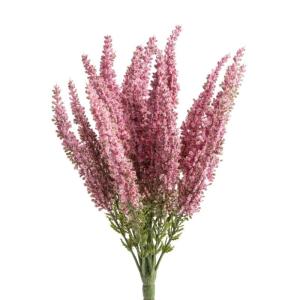 Kunstmatige Erikabousch/Erika met 19 stelen Kleur: roze (2 stuks)