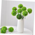 2St kunstpflanze kunstplflanze falsche grüne Stiele Büro künstliche Pflanzen zimmerpflanzen Künstliche Pflanzen für den Innenbereich, hoch Zweige für Vase Weich-PVC Light Gre