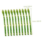 30 STK Simulierte Spargel-Ornamente weihachtsdeko dekoweihnachten Modellbau Künstliches Gemüse für Ausstellungszwecke Spargel-Modelle -Requisiten künstliches Spargelmodell PVC