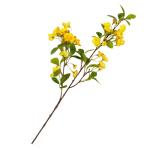 Hortensie, künstliche Blume, einzelne künstliche Hortensie, Blumenstrauß, Blumenarrangement, Dekoration für Zuhause, DIY, Hochzeit, Tafelaufsatz (Gelb)