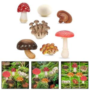 Realistische Pilz-Modelle, perfekte dekorative Note für natürliche Innenräume