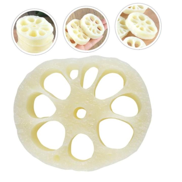 4 Sätze Modell Der Lotuswurzelscheibe Kinder Dekor Kinder Mini Dekor Spielzeug Für Kinder Kinderspielzeug Verschleißfestes Miniaturspielzeug Kdis-Spielzeug PVC 4 Stück * 4