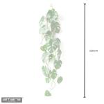 Set van 2 Split Philodendron-slinger, 104 cm, groen