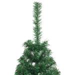 Weihnachtsbaum weiß,Tannenbaum künstlich klein,Künstlicher Halber Weihnachtsbaum mit Ständer Grün 150 cm PVCGeeignet für Patio, Schlafzimmer, Wohnzimmer, Weihnachten