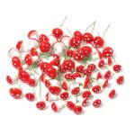 Decoratieve vliegenzwammen op de Drath, 35 stuks (25 mm) paddenstoelen, mini-paddenstoelen om te knutselen, decoratie als tafeldecoratie voor bruiloft, kinderverjaardag, miniatuur 