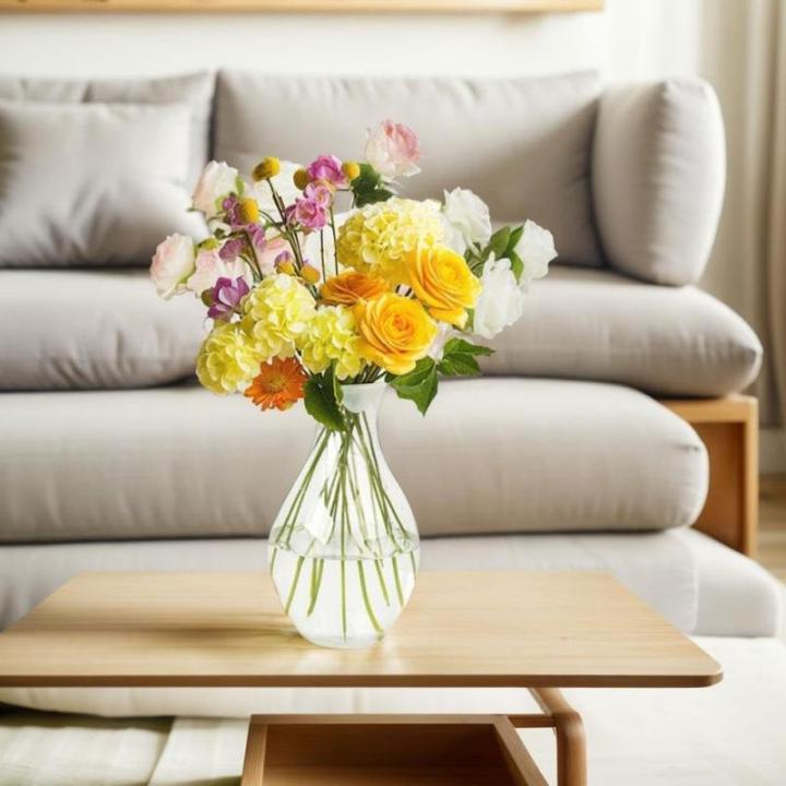Silikon-Blumenarrangement-Werkzeuge, staubdichte Ornamente, Dekoration, Waterpro Desktop L1O3 Vase, feuchtigkeitsbeständig