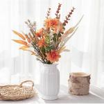 , kunstplanten, kunsthortensia's, zijden bloemen, voor bloemstukken, boeketten, decoratie voor thuis, bruiloft, tuinfeest, oranje