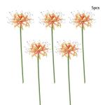Künstliche Spinnenlilien-Blumen, 5 Stiele, 66,9 cm, Lycoris Radiata-Blumen, Lebensechte Lycoris Recoil Fake-Spinnenpflanze, Seidenblumenstrauß-Dekor für Zuhause (A)