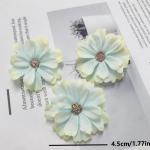 60 stuks om te knutselen, kleine kleurrijke madeliefjes, kleine zijden bloemen, decoratie voor bruiloft, feest, doe-het-zelf slingers, hoofdband