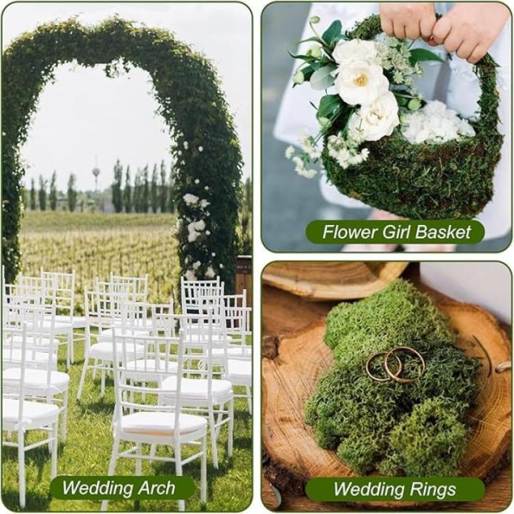 100 g kunstmos om te decoreren, knutselmos, nep decoratief mos om te knutselen, decoratie, voor muur, kerststal, aquarium, creatief groen, kamerplantendecoratie, modelbouw, donkerg