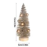 Kerstbomen voor op tafel, kerstboom, miniatuur dennen kerstbomen, NI dennenboom klein, NI groene kerstboom met sneeuweffect, tafeldecoratie